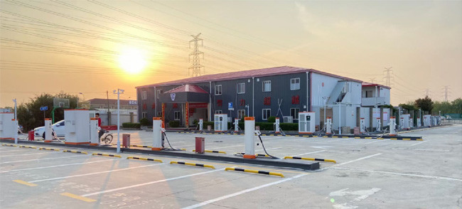 mais recente caso da empresa sobre Estação de carregamento da estrada EV de Shanghai Gudai