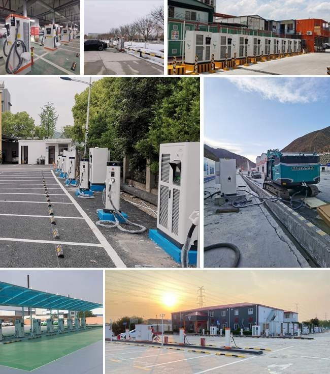 Estações de carregamento ultrarrápidos exteriores 2 customizáveis de GB/T 720kW Chargepoint