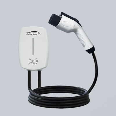Indoor GB/T 7kW AC Wall Mounted EV Charger Over Current Protection